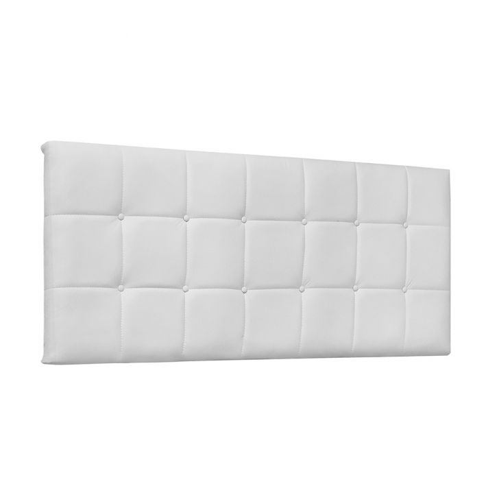 Cabeceira Painel Verona Para Cama Box Queen 160 cm Corino Branco - D'Rossi