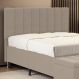 Cabeceira Nashira 195 para Cama King Z-003 Sued Bege Aradecor