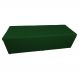 Calçadeira Recamier Baú Casal King 190cm Juliana Para Cama Box Suede Verde - DS Estofados