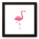 Quadro Decorativo - Flamingo - 22cm x 22cm - 032qnsap