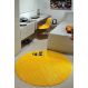 Tapete Para Sala e Quarto Classic Teen Redondo Amarelo 1,50m 1 Peça - Oásis