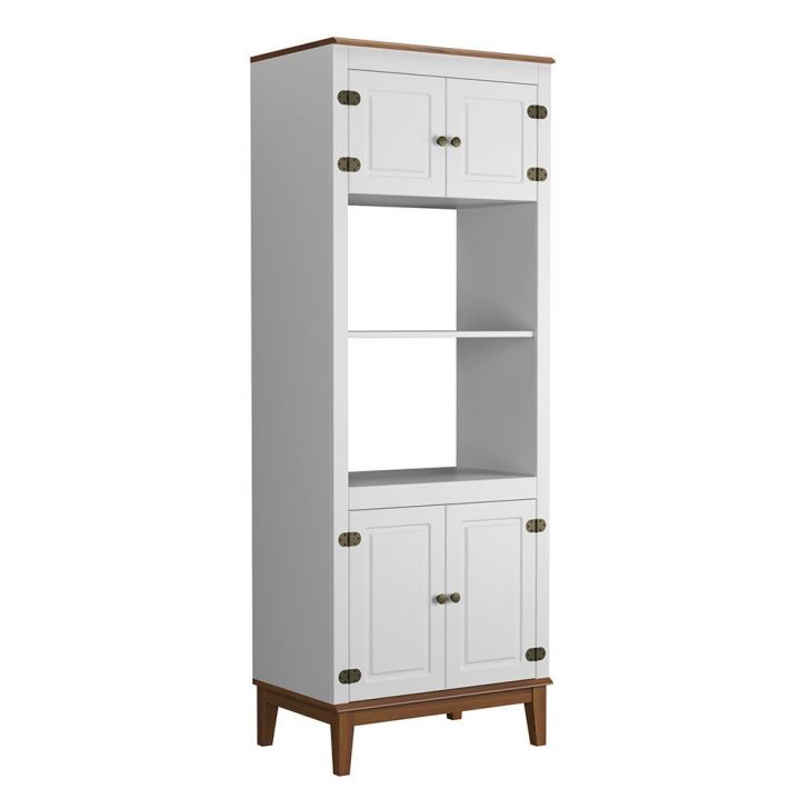 Torre Quente Forno e Microondas Branco