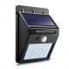 Kit 2 Luminária Solar LED 10W Bateria Luz Recarregável Jardim