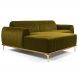Kit 2 Poltronas Decorativas Base Madeira Angel C-129 Linho Bege Claro - Domi