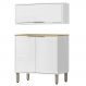Armario Aereo E Balcao 80 cm GLOR ABGL01 Branco Neve MXM