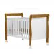 Berço Mini Cama com Colchão Slim Tigus Baby Branco Madeirado Ypê