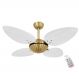 Ventilador Volare Off P Palmae Branco 127V e Controle Remoto