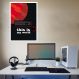 Quadro Jogador de Vídeo Game Desktop 43x30 Caixa Branco