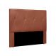 Cabeceira King Aquilla Veludo Cobre