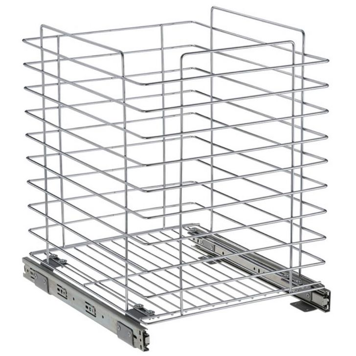 Tulha Aramada Deslizante 45cm x 37,5cm Cesto Roupa Suja com