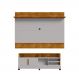Jogo Painel e Rack United Naturalle Off White
