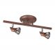 Spot De Sobrepor Para 2 Lâmpadas Gu10 Cor Spt 5702 Cobre