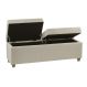 Recamier Bau Madri 1,60m Suede Bege - Inova Decor