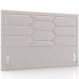 Cabeceira Cama Box King 195cm Estofada Nora P05 Veludo Cinza - Lyam Decor