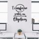 Frase de Parede em Relevo Transforme Sonhos 90x78 Preto