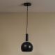 Luminária de Teto Pendente Nísia Esfera 20 Preto