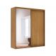Image of Guarda-Roupa Casal com Espelho Inovatto 100% MDF 2 Portas 6 Gavetas Freijó MO895CL37YTUMOB