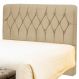 Cabeceira King Istambul 195 CM Suede Marfim - D A Decor