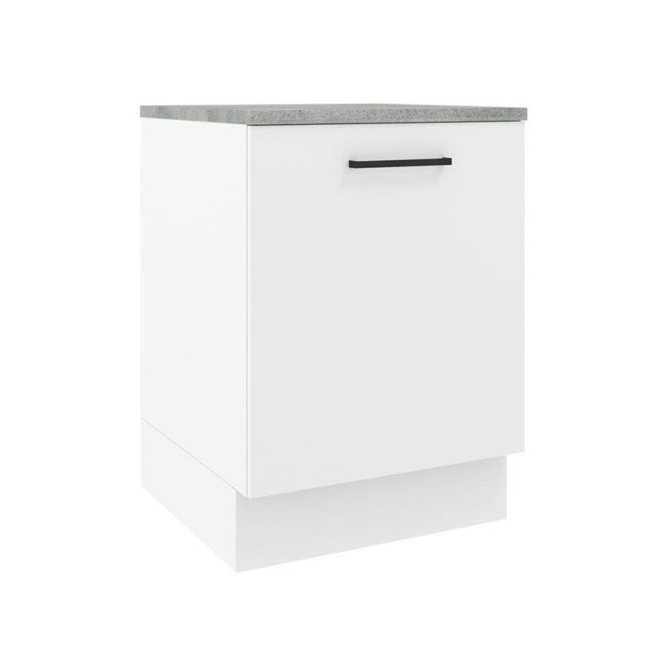 Balcão Armário de Cozinha 60 cm 1 Porta Branco Agata Madesa