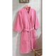 Roupão Adulto Velour Liso Dohler Unissex - M Rosa