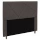 Cabeceira Cama Box Casal Queen Size Mali 160cm Suede Marrom - Desk Design