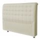 Cabeceira Casal Tânia 140 CM Suede Bege - D A Decor