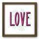 Quadro Decorativo - Love - 054qdom