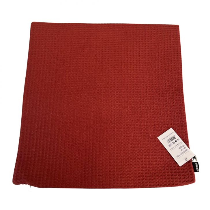 Almofada Jacquard Nouveau Waffle 45x45 Bordô