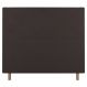 Cabeceira Cama Box Solteiro Cairo 90cm Veludo Marrom - Desk Design