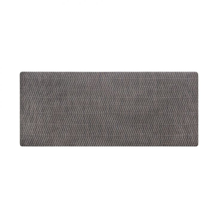 Passadeira de Cozinha Sense Trama Cinza Escruro