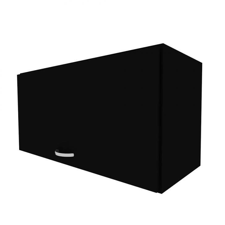 Armário Aéreo KitCubos 1 Porta Preto