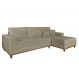 Image of Sofá 4 Lugares Mônaco Com Chaise Direito Linho Bege LE480UP37TDUMOB