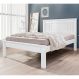 Cama de Casal com pés Itaguaí Branco