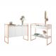 Conjunto Decorativo Aparador e Buffet 3 Portas Industrial