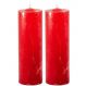 Kit 10 Velas 7 Dias Votiva Clássica Vermelha Decorativa 15cm