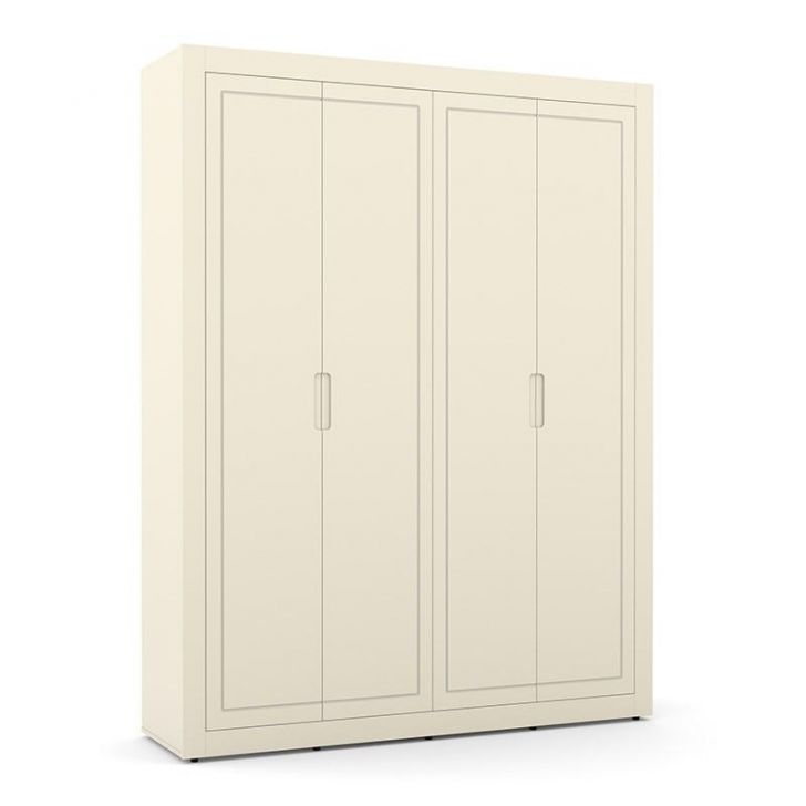 Guarda Roupa Infantil Tutto New 4 Portas Off White - Matic Móveis