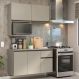 Armário de Cozinha Compacta 120 cm Suspensa Crema Nice Madesa 06