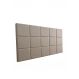 Cabeceira Estofada Queen 15 Blocos Não é Segredo Suede Liso Marrom Claro 160x90