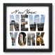Quadro Decorativo - New York - 33cm x 33cm - 015qnmbp