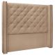 Cabeceira Estofada Cama Box Casal Queen Size Alteza 160cm Suede Bege - Desk Design