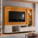 Home Theater Zolder com Estilo Clássico Cinamomo/Off-White