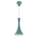 Lustre Pendente 258 1 Lâmpada Soquete E27 C/ Azul
