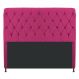 Cabeceira Estofada Cristal 160 cm Queen Size Com Capitonê Suede Pink - Amarena Móveis