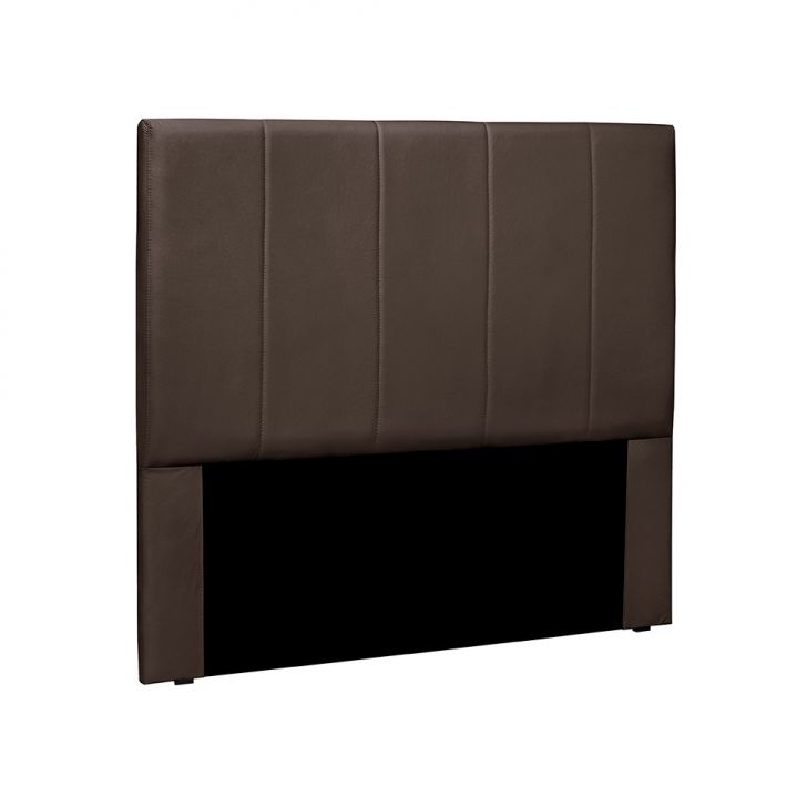 Cabeceira Solteiro Ravenna Veludo Marrom