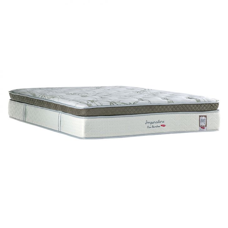 Image of Colchão King Imperatore Mola Ensacada (34x193x203) Bege E Branco PLA-HE037MA27CYIMOB