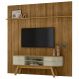 Painel Bancada Tv 75 Pol 245x238 cm Laguna Cumaru Opala MADETEC