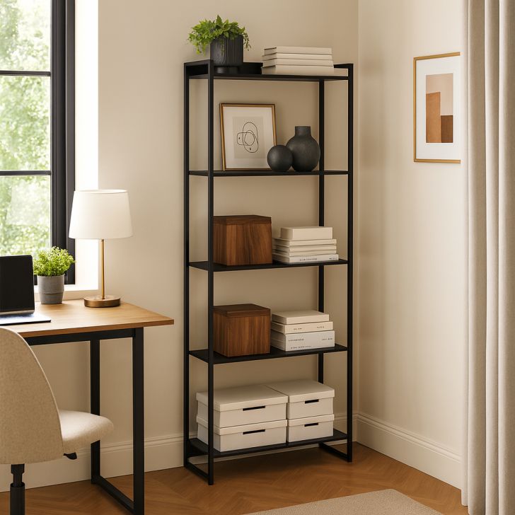 Estante Nanda III Preta 60 cm