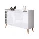 Buffet Aparador com Adega Retrô Wine Branco - MoveisAqui