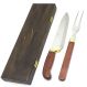 Kit Churrasco Arkhip Suprema Grill 8'' Cabo Madeira Caixa