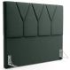 Cabeceira Cama Box Casal King 195 cm Aurora W01 Linho Verde Musgo - Lyam Decor